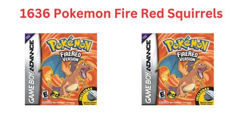 1636 Pokemon Fire Red Squirrels – ROM Download